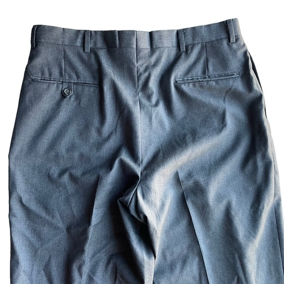 Daniel Cremieux Trouser Dress pant Slacks Gray Size 34 27.5L Business office - Picture 7 of 8